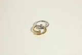 Pavé Nail Head Ring  - Gold