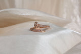 Pavé Nail Ring - Rose Gold