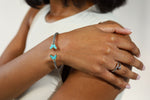 Papillon Cuff - Turquoise