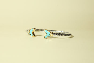 Papillon Cuff - Turquoise