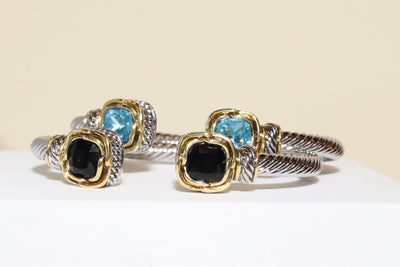 Carré Bracelet - Blue Topaz